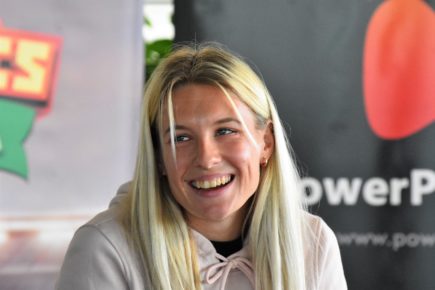 Viktória Forster pred začiatkom sezóny 2023.