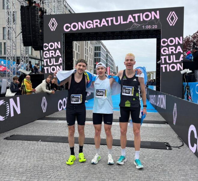 Polmaratón vyhral Čech Adam Szymanik (1:07:10 h), ktorý sa postupne odpútal z trojčlennej vedúcej skupiny a dosiahol suverénny triumf. Tridsaťpäť sekúnd za ním zaostal najlepší Slovák Martin Rusina z Runfinity Athletics (1:07:45), ktorý vlani ovládol maratónsku vzdialenosť. Tretí dobehol v osobnom rekorde Adam Mihalov z AK ZVP Lučatín (1:08:00).