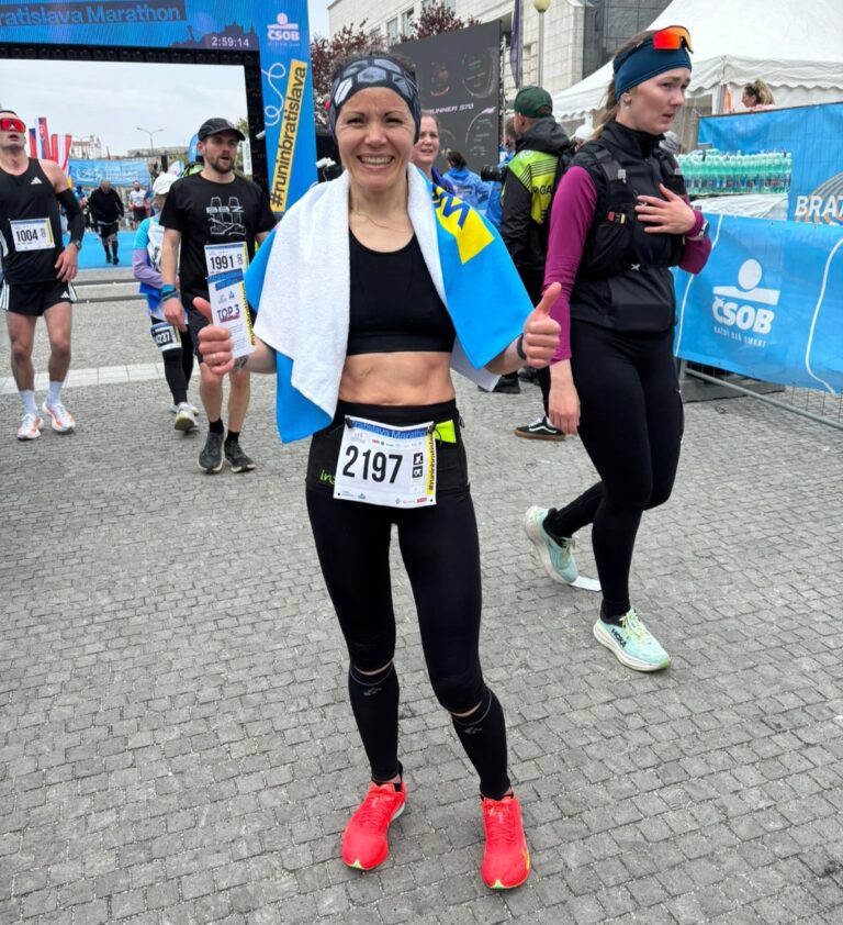 Mária Danečková je ženskou víťazkou maratónu.